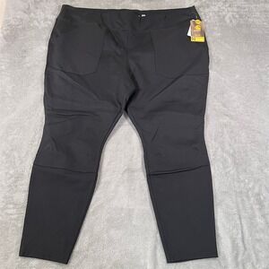 Carhartt Women's 3X Fitted Black Force Utility Leggings High Rise Casual NEW
